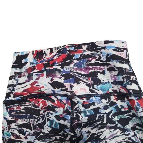 Lululemon Leggings Abstract Print High Rise Full‎ Length Activewear Yoga Pants - Picture 7 of 8